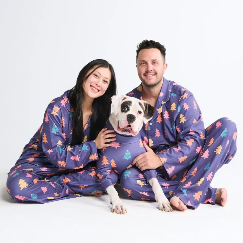 Dog Christmas Pajama - Candy Trees
