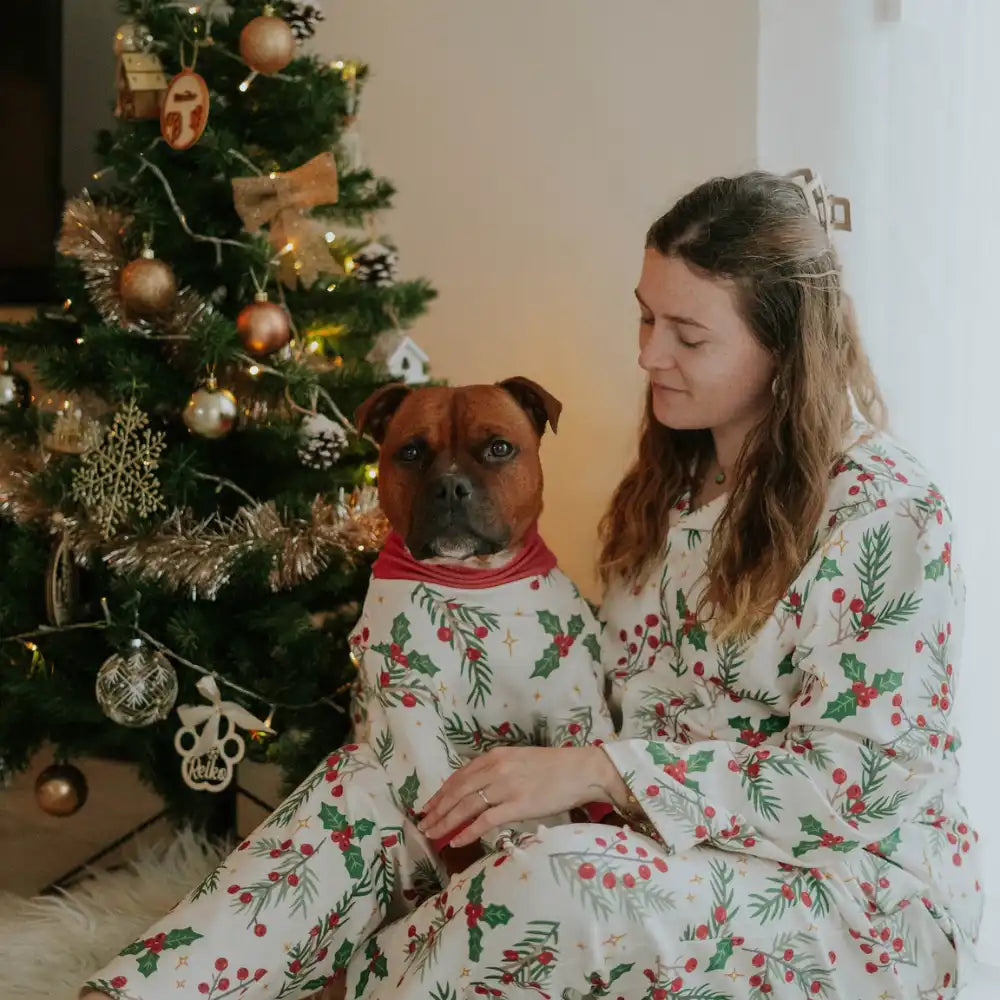 Dog Christmas Pajama - Mistletoe