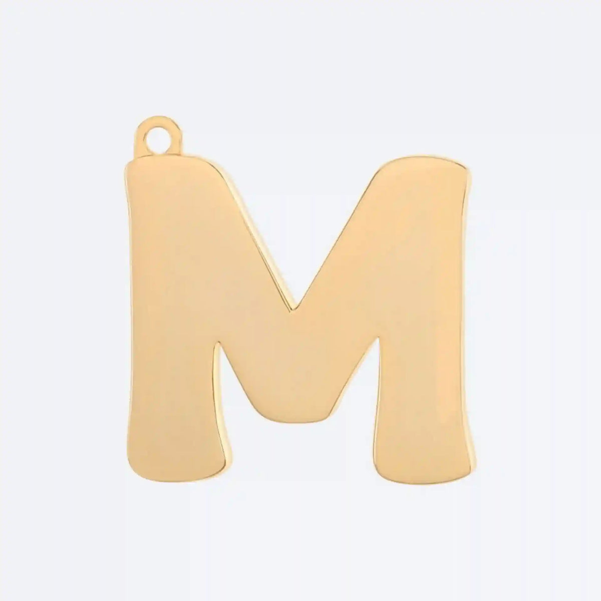 Initial Letter Jewelry Tag - M