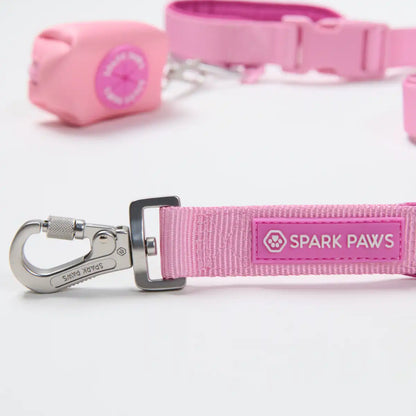 Multipurpose Seatbelt Handsfree Leash & Poop Bag Holder Set