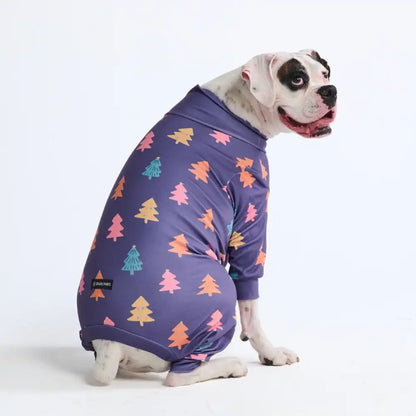 Dog Christmas Pajama - Candy Trees