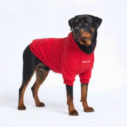 Essential Dog Hoodie - Crimson Red