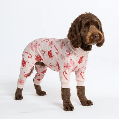 Dog Christmas Pajama - Candy Cane
