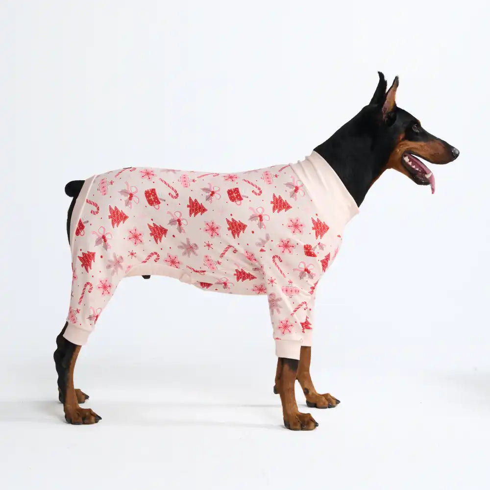 Dog Christmas Pajama - Candy Cane