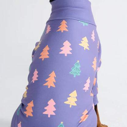 Dog Christmas Pajama - Candy Trees