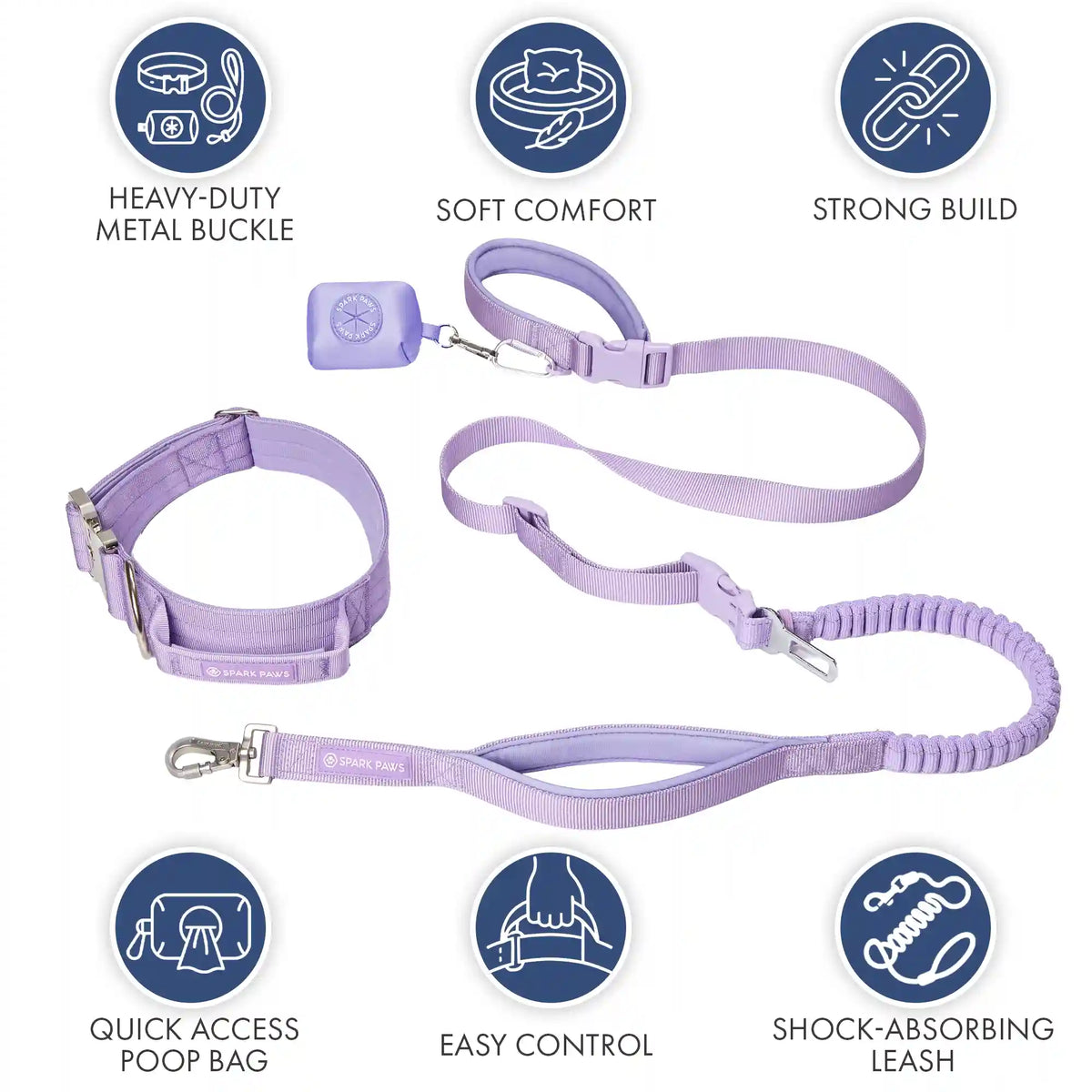 Comfort Control Collar and Multipurpose Leash Sets