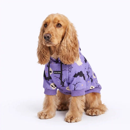 Halloween Dog Hoodie - Purple