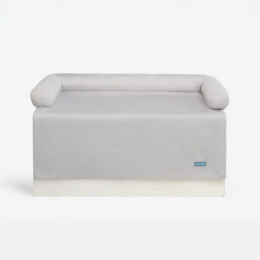 Frostcore™ Cooling Couch Cover Dog Bed - Waffle Grey