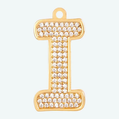 Initial Letter Jewelry Tag - I