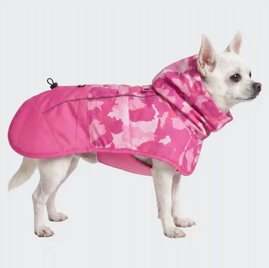 Breatheshield™ Dog Raincoat - Camo Pink