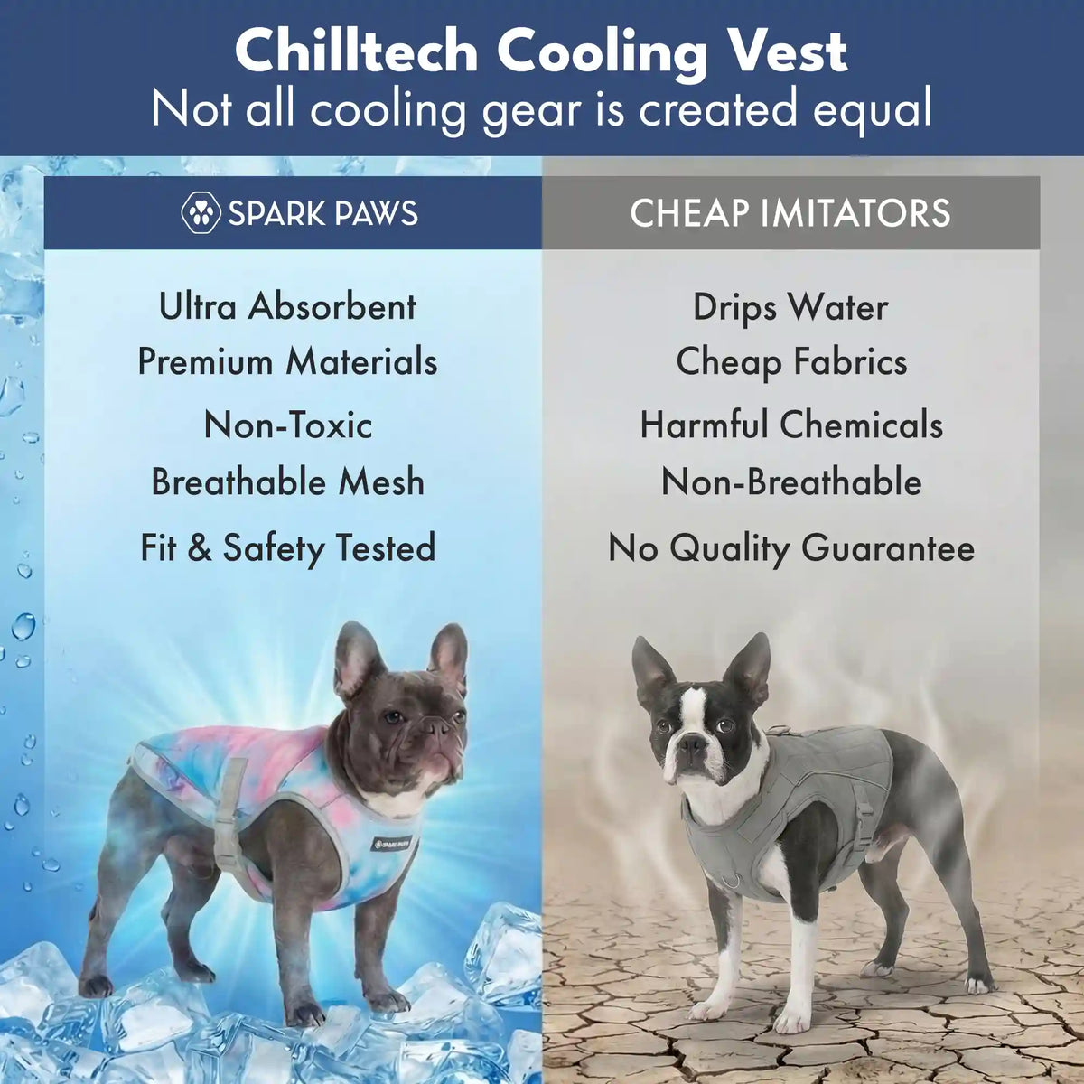 Dog Cooling Vest - Snow Cone