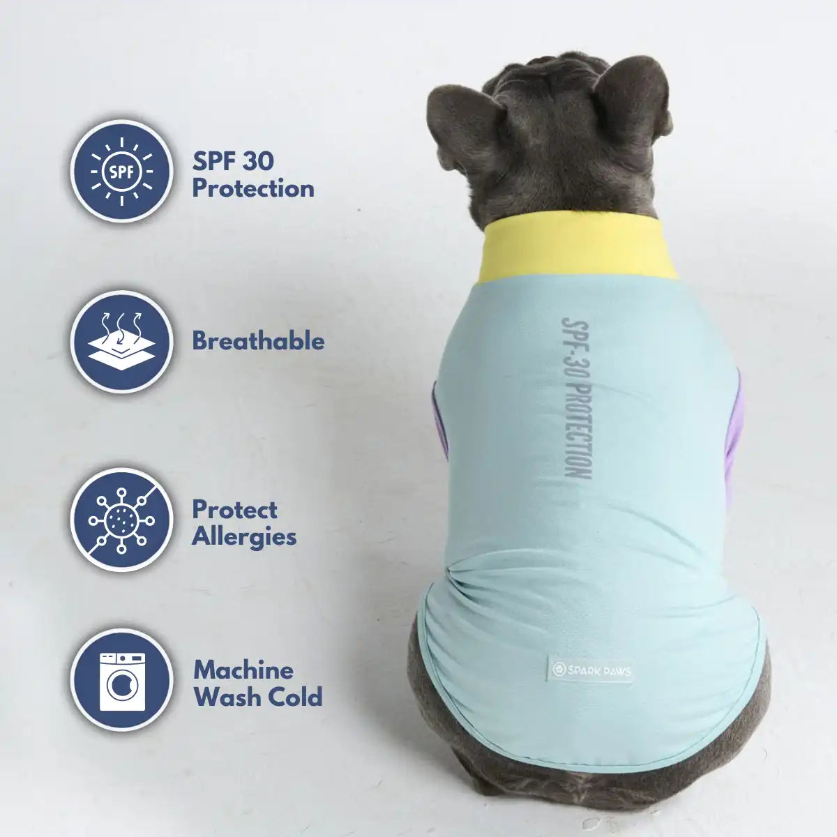 Sunblock Dog T-Shirt - Breeze