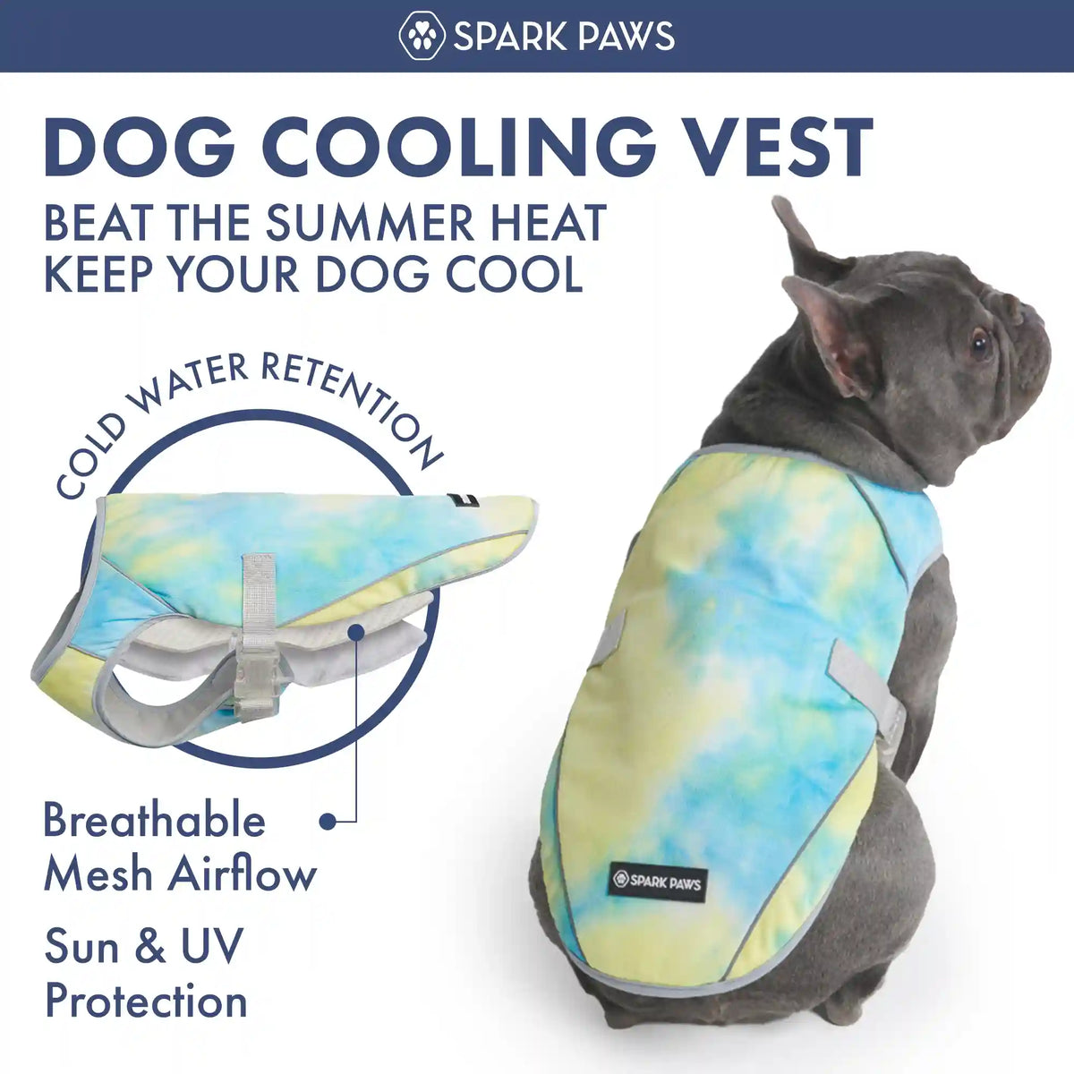Dog Cooling Vest - Tropical Storm