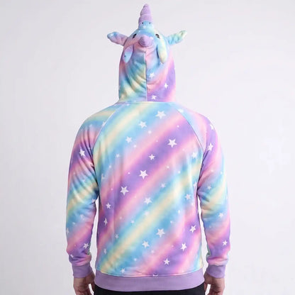 Halloween Human Hoodie - Unicorn