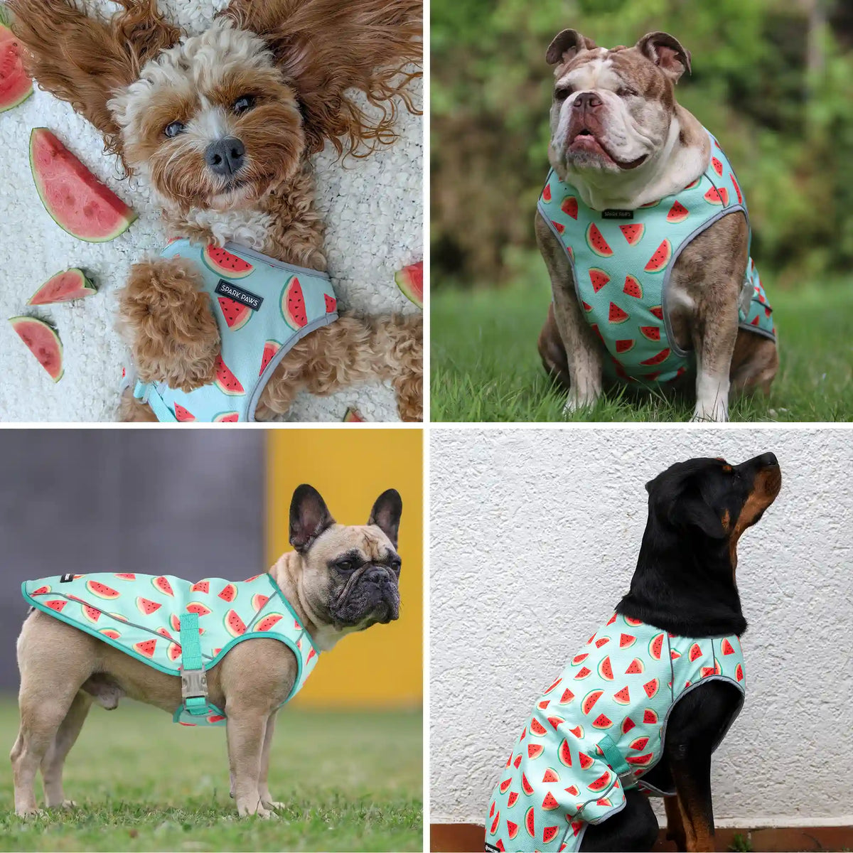 Dog Cooling Vest - Watermelon