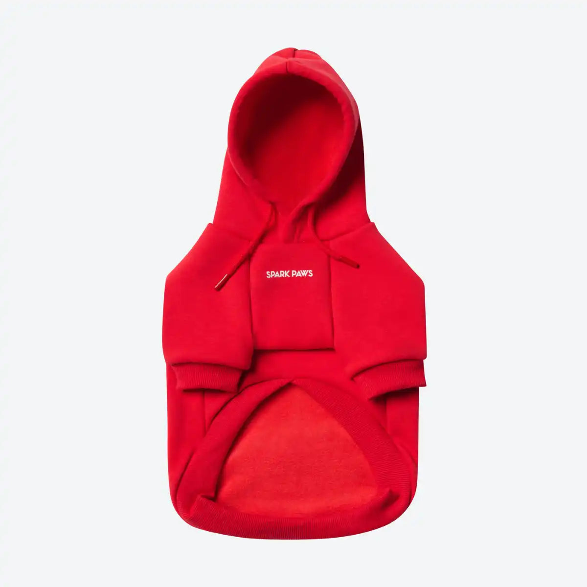 Essential Dog Hoodie - Crimson Red