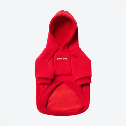 Essential Dog Hoodie - Crimson Red